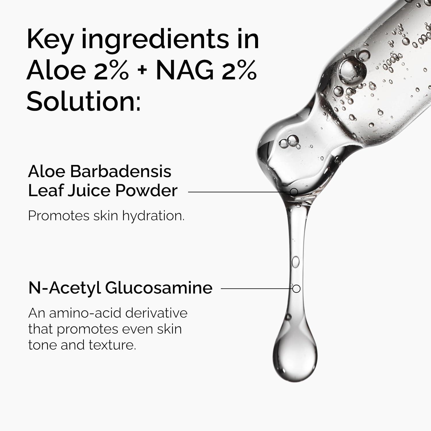 imageThe Ordinary Aloe 2 NAG 2 Solution Soothes Skin and Targets PostAcne Marks 1 Fl Oz