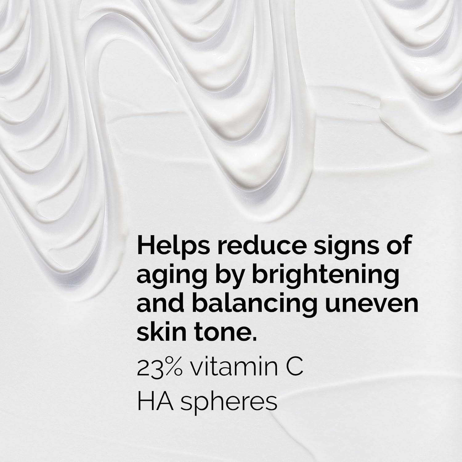 imageThe Ordinary Vitamin C Suspension 23 Hyaluronic Acid Spheres 2 Serum with Pure LAscorbic Acid1 Fl Oz Pack of 2