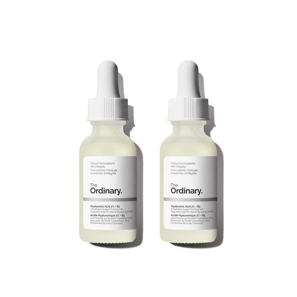 imageThe Ordinary Hyaluronic Acid 2 B5 with Ceramides MultiDepth Hydration Serum for Plumper Smoother Skin1 Fl Oz Pack of 2