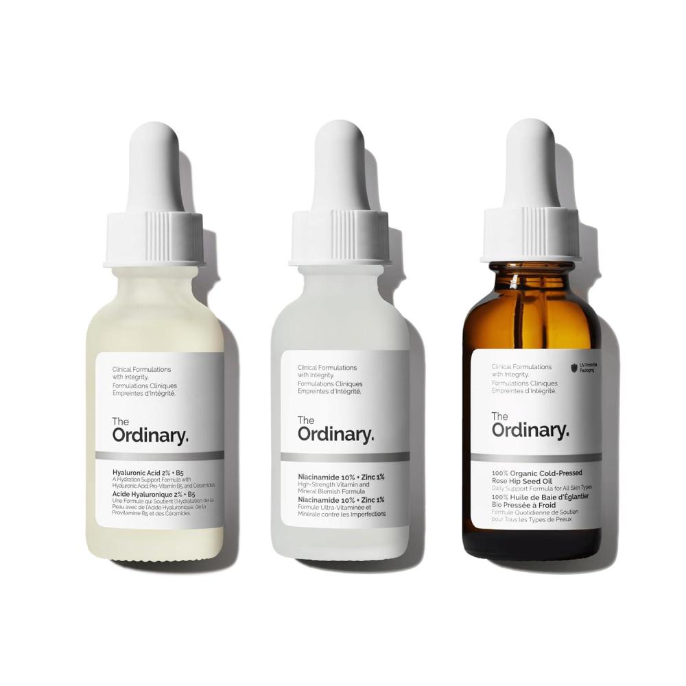 imageThe Ordinary Brighten amp Balance Collection For Smooth Supple Skin  Skin Care Bundle Set  Hyaluronic Acid 2  B5 Niacinamide 10  Zinc 1 100 Organic ColdPressed Rose Hip Seed Oil