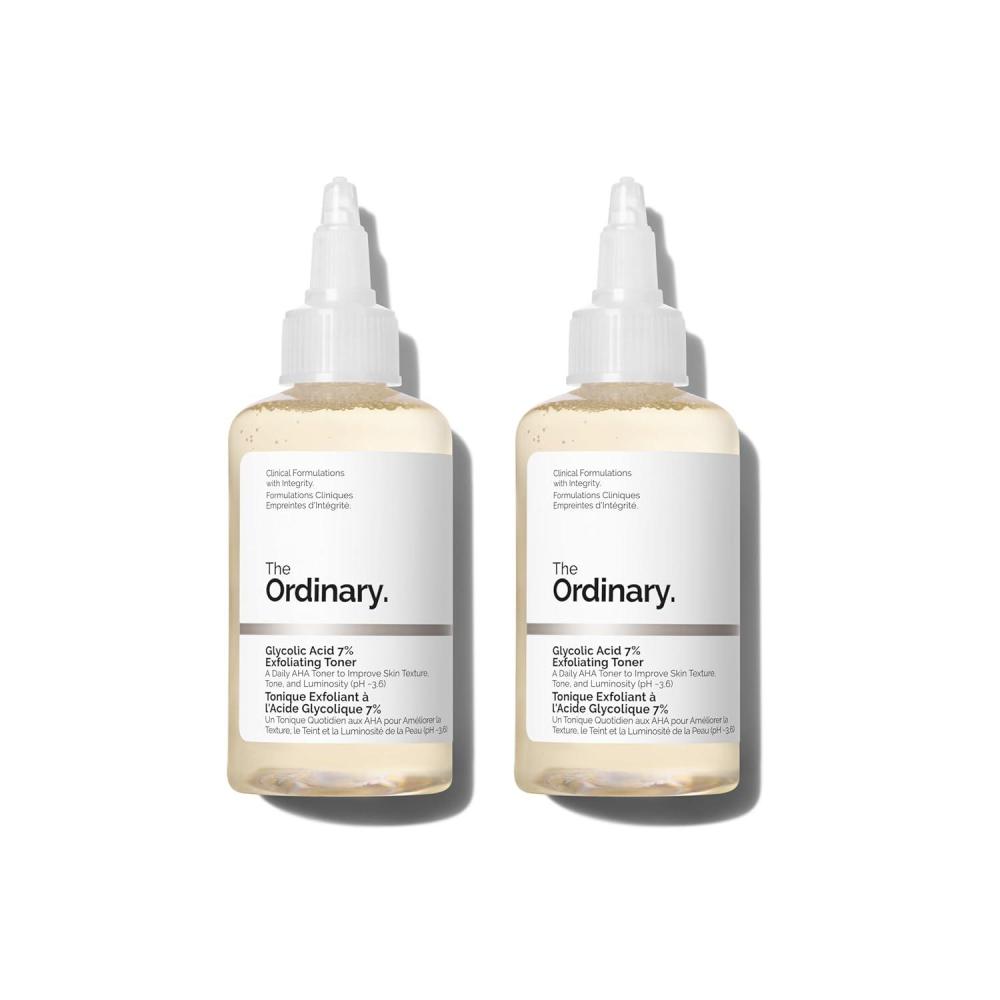 imageThe Ordinary Glycolic Acid 7 Exfoliating Toner Brightening and Smoothing Daily Toner for More EvenLooking Skin Tone34 Fl Oz Pack of 2