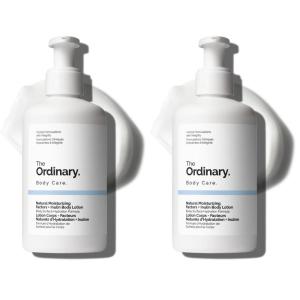 The Ordinary Natural Moisturizing Factors + Inulin Body Lotion, Lightweight Hydration for All-Day Moisture & Skin Barrier Support, Accepted by the National Eczema Association, 8.1 Fl Oz(8.1 Fl Oz (Pack of 2))