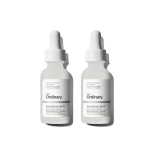 The Ordinary Niacinamide 10% + Zinc 1%, Smoothing Serum for Blemish-Prone Skin(1 Fl Oz (Pack of 2))