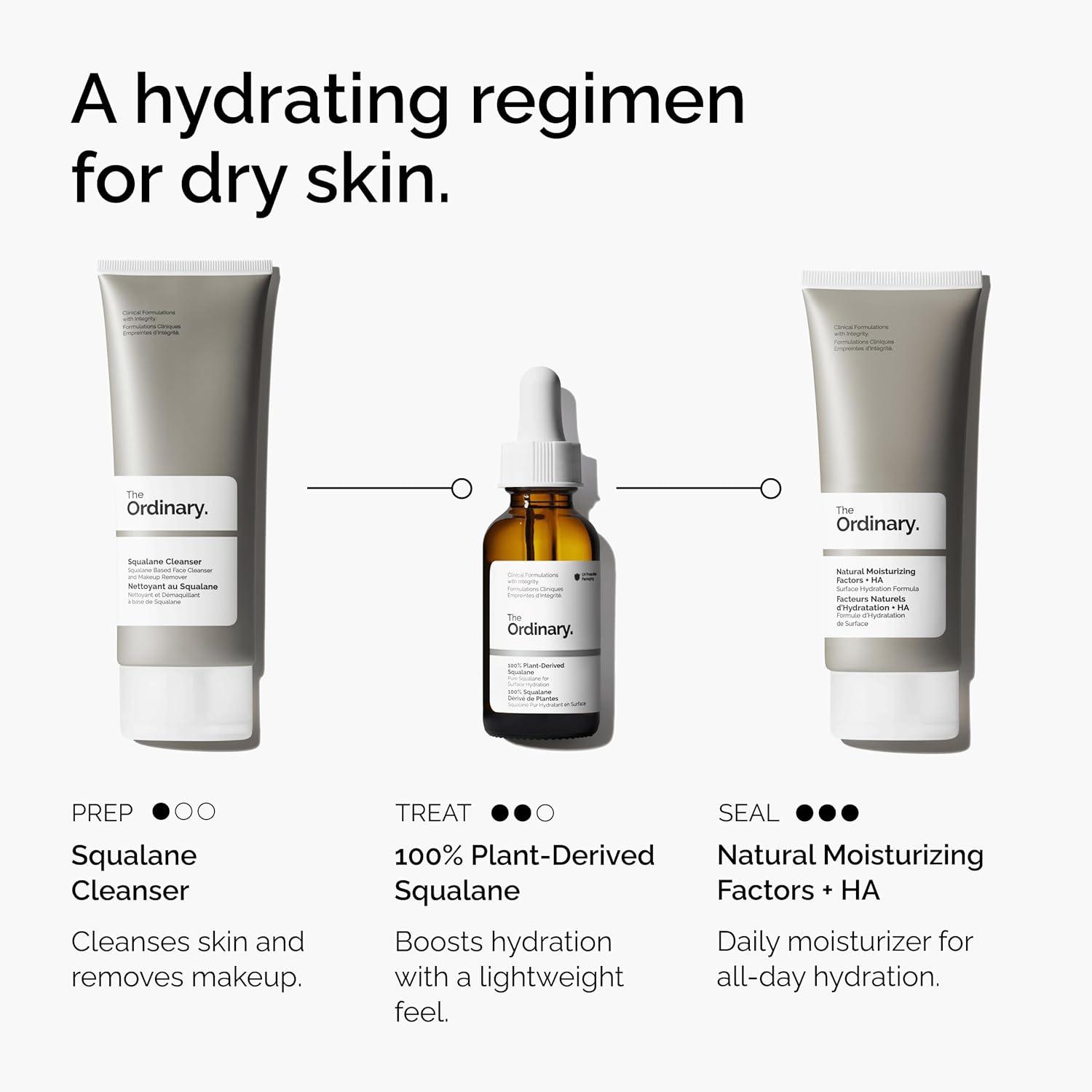 imageThe Ordinary 100 PlantDerived Squalane for Skin and Hair Lightweight Hydration and Moisture Barrier Support 1 Fl Oz1 Fl Oz Pack of 1