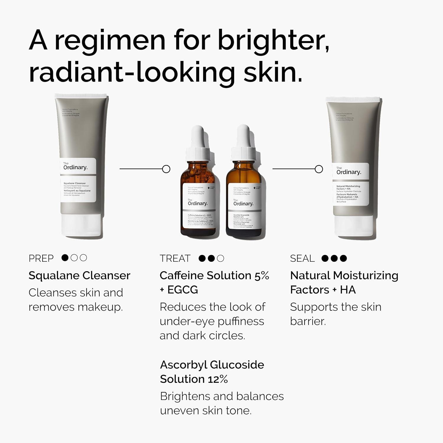 imageThe Ordinary Caffeine Solution 5 EGCG Depuffing Eye Serum for Dark Circles and Tired Eyes1 Fl Oz Pack of 1