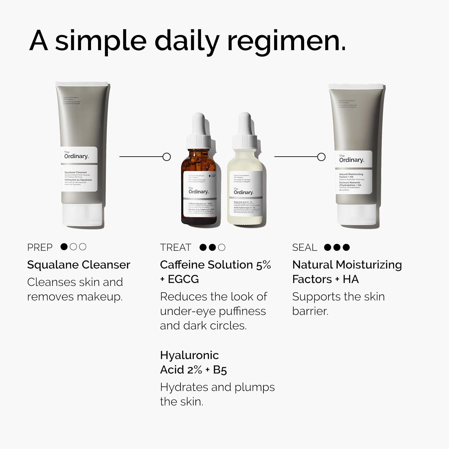 imageThe Ordinary Caffeine Solution 5 EGCG Depuffing Eye Serum for Dark Circles and Tired Eyes1 Fl Oz Pack of 1