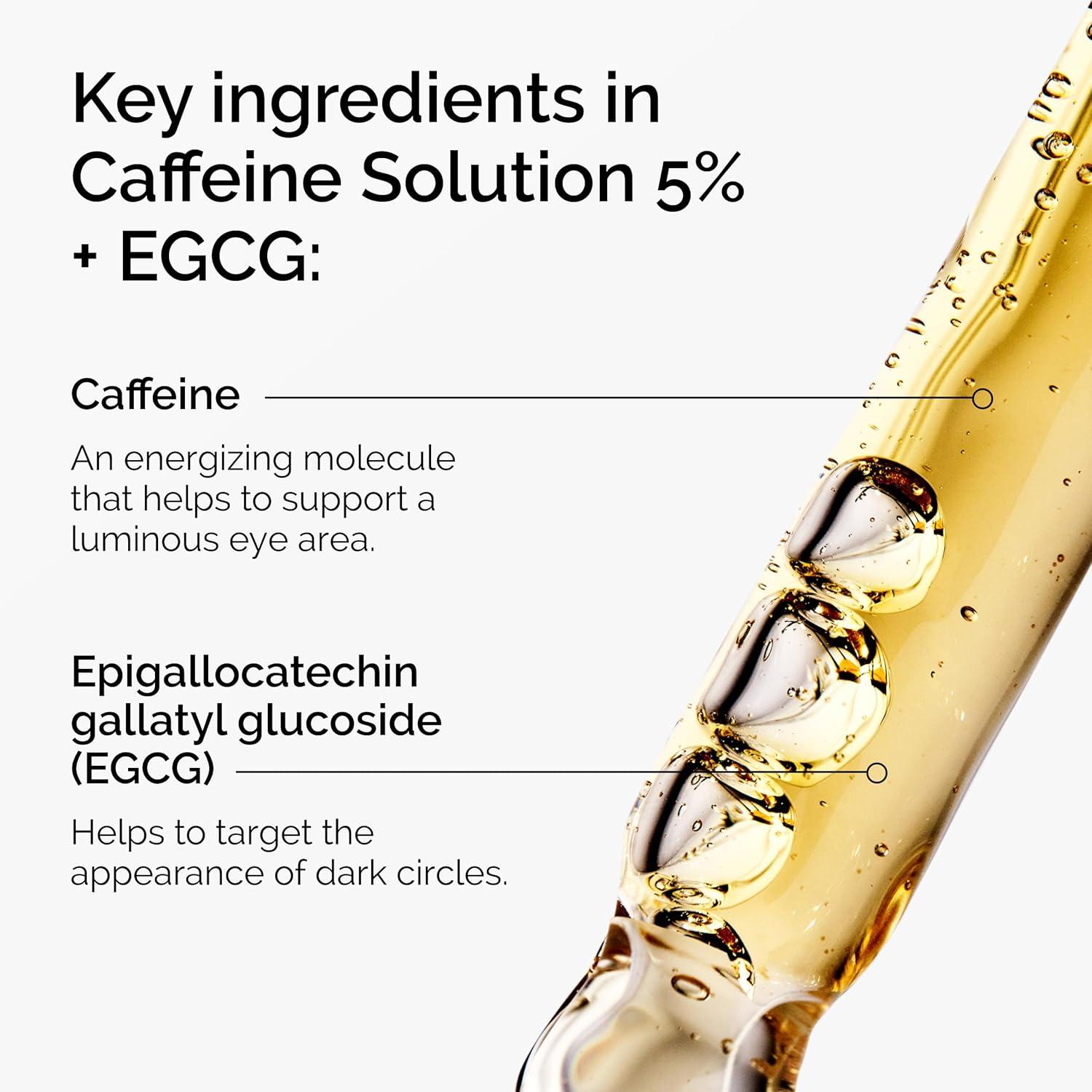 imageThe Ordinary Caffeine Solution 5 EGCG Depuffing Eye Serum for Dark Circles and Tired Eyes1 Fl Oz Pack of 2