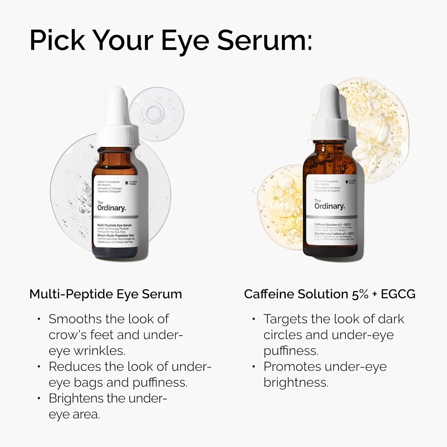 imageThe Ordinary MultiPeptide Eye Serum AntiAging Formula for Crows Feet Dark Circles amp Puffiness05 Fl Oz Pack of 1