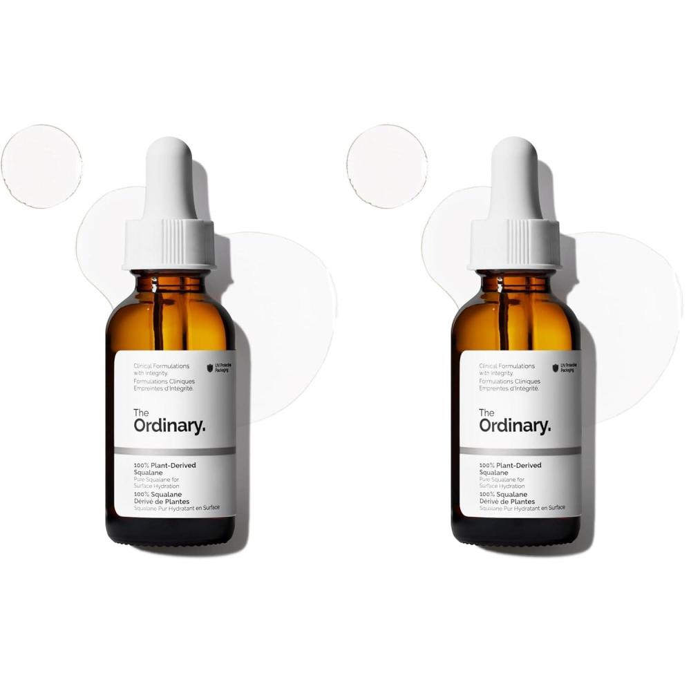imageThe Ordinary 100 PlantDerived Squalane for Skin and Hair Lightweight Hydration and Moisture Barrier Support 1 Fl Oz1 Fl Oz Pack of 2