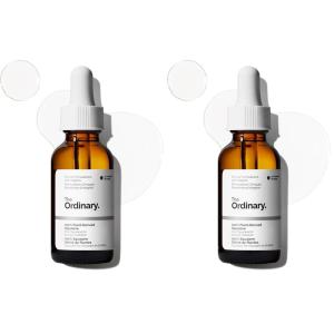The Ordinary 100% Plant-Derived Squalane, for Skin and Hair, Lightweight Hydration, and Moisture Barrier Support, 1 Fl Oz(1 Fl Oz (Pack of 2))