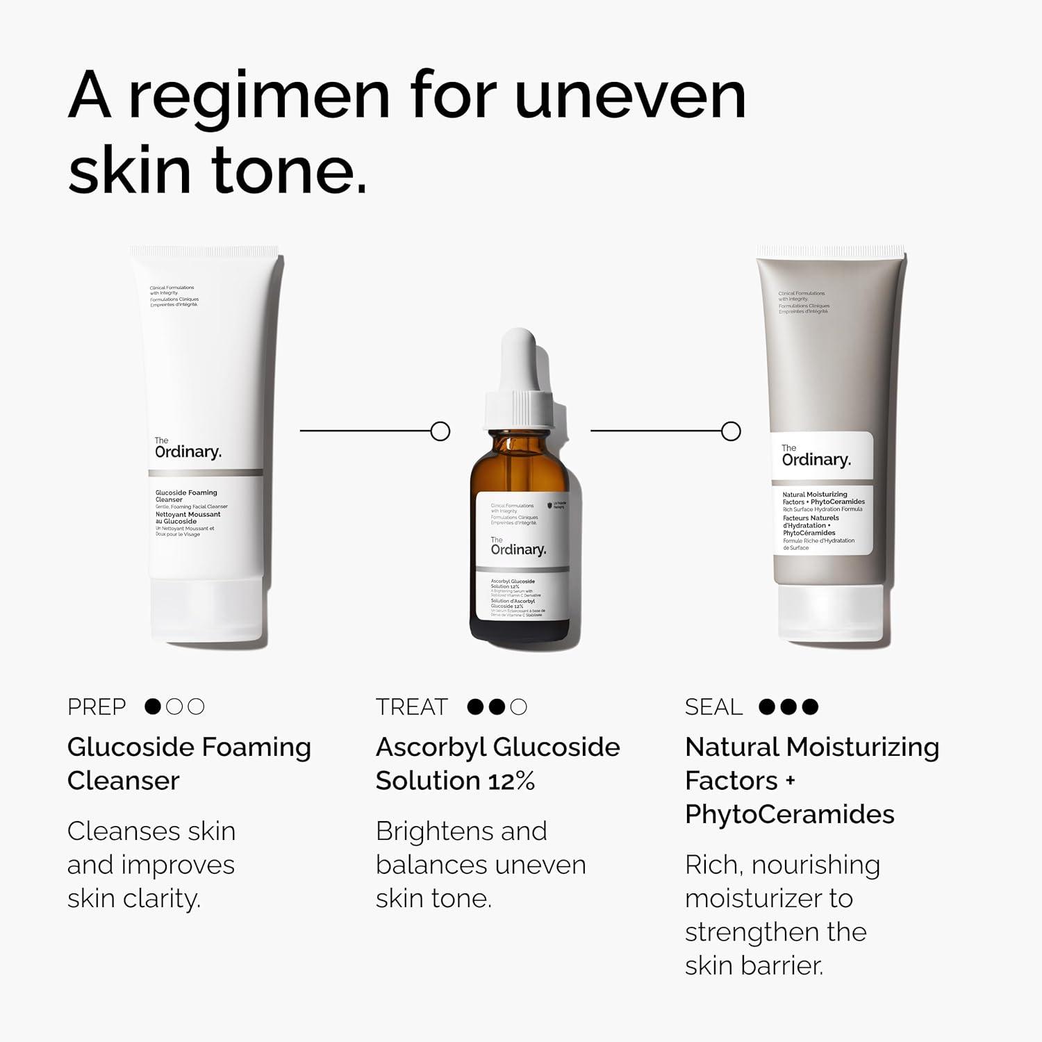 imageThe Ordinary Ascorbyl Glucoside Solution 12 Vitamin C Serum for Even Skin Tone and Antioxidant Protection 1 Fl Oz