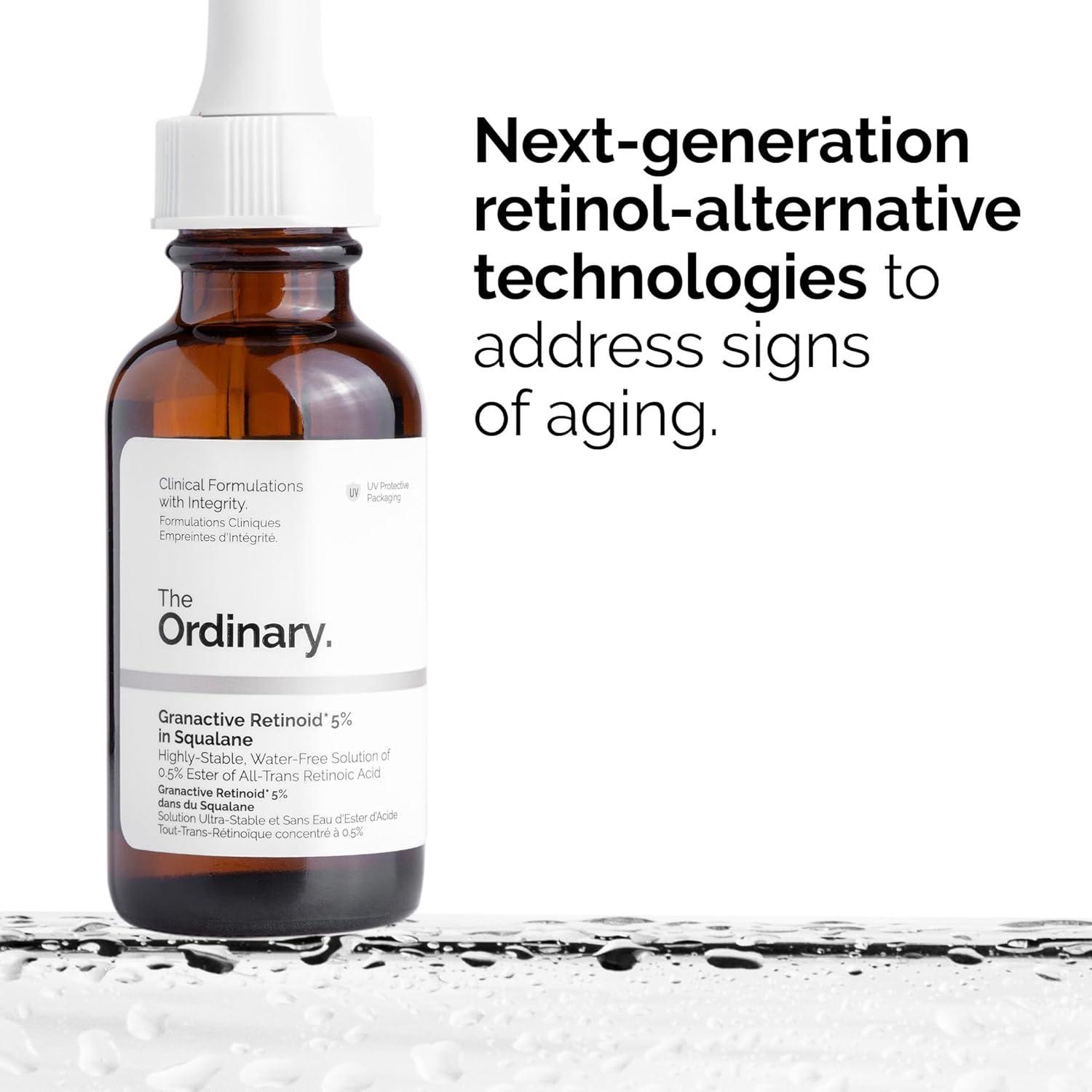 imageThe Ordinary Granactive Retinoid 5 in Squalane Advanced AntiAging Retinoid with Hydration Support for Dry and Mature Skin 1 Fl Oz