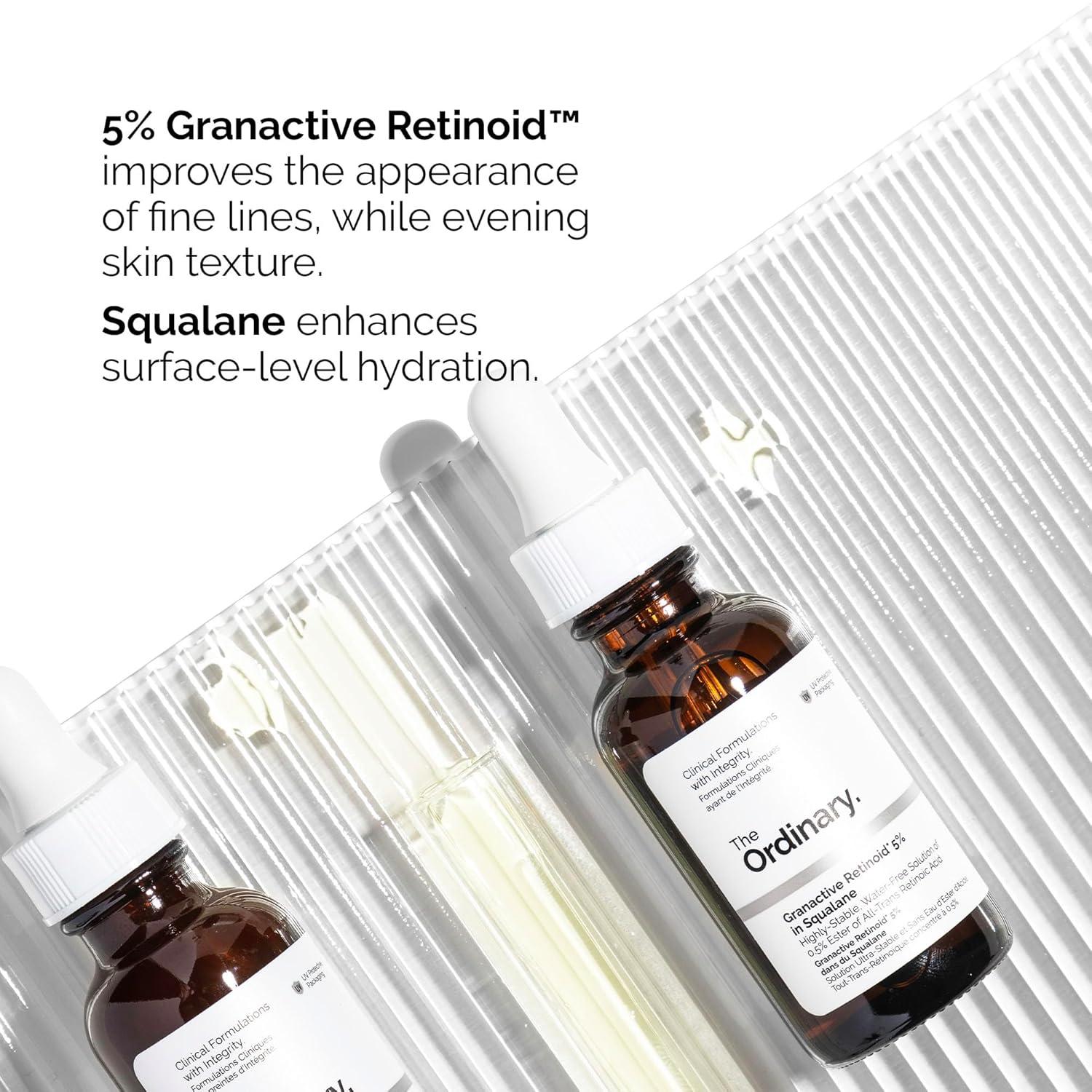 imageThe Ordinary Granactive Retinoid 5 in Squalane Advanced AntiAging Retinoid with Hydration Support for Dry and Mature Skin 1 Fl Oz