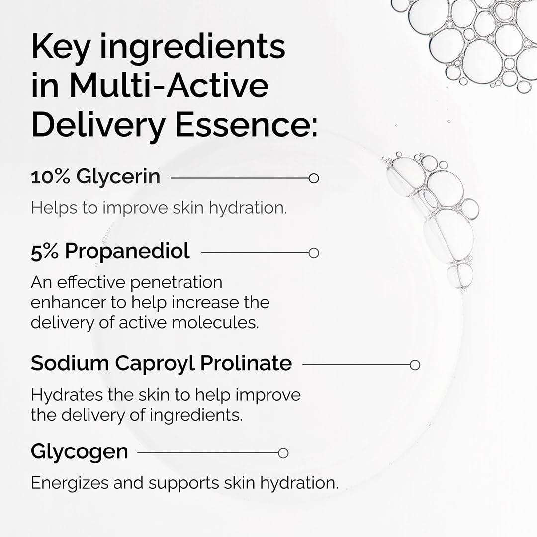 imageThe Ordinary MultiActive Delivery Essence Hydrating Skincare Face Essence for Softer and Smoother Glass Skin34 Fl Oz Pack of 2