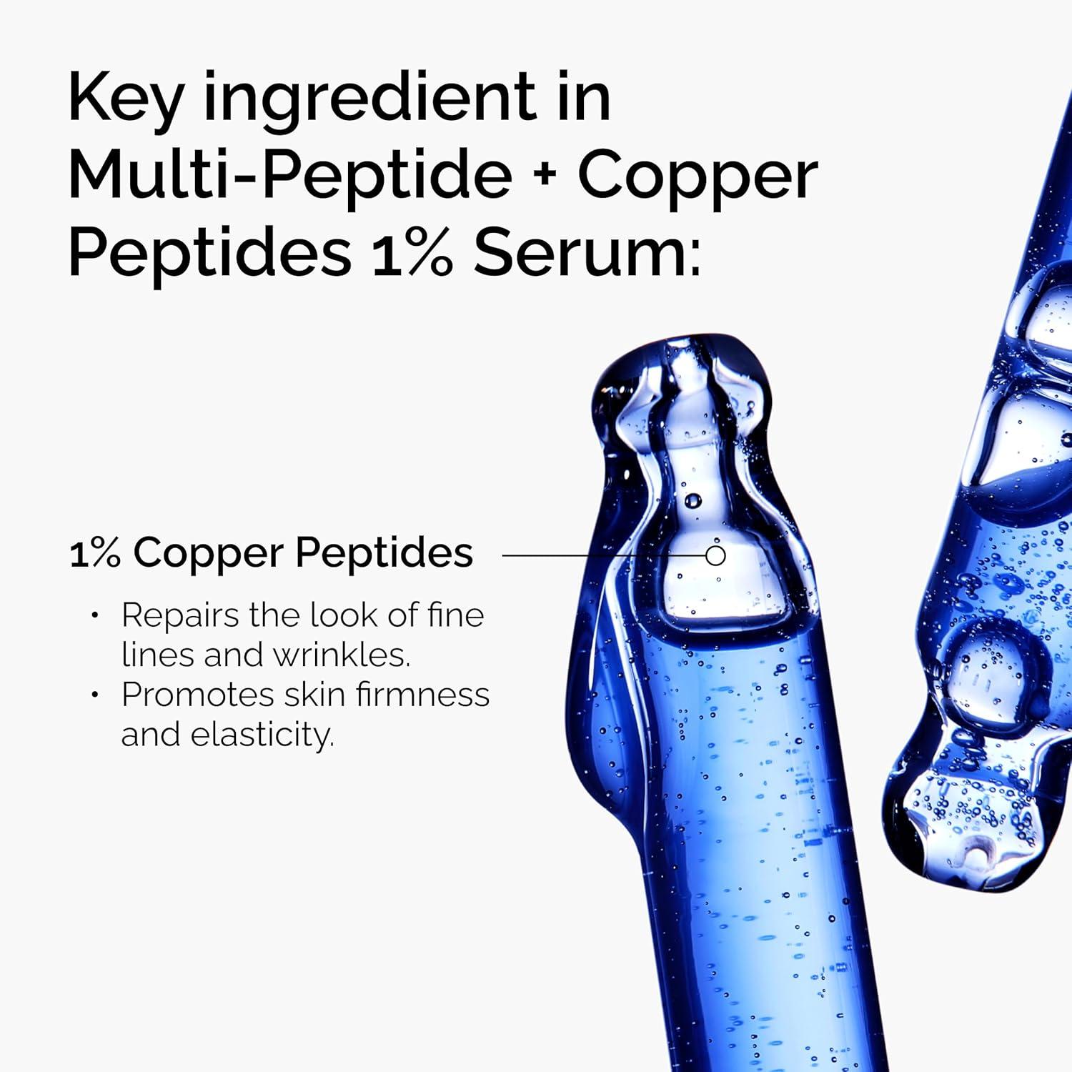 imageThe Ordinary MultiPeptide Copper Peptides 1 GHKCu AntiAging Serum for Fine Lines and Skin Elasticity1 Fl Oz Pack of 2