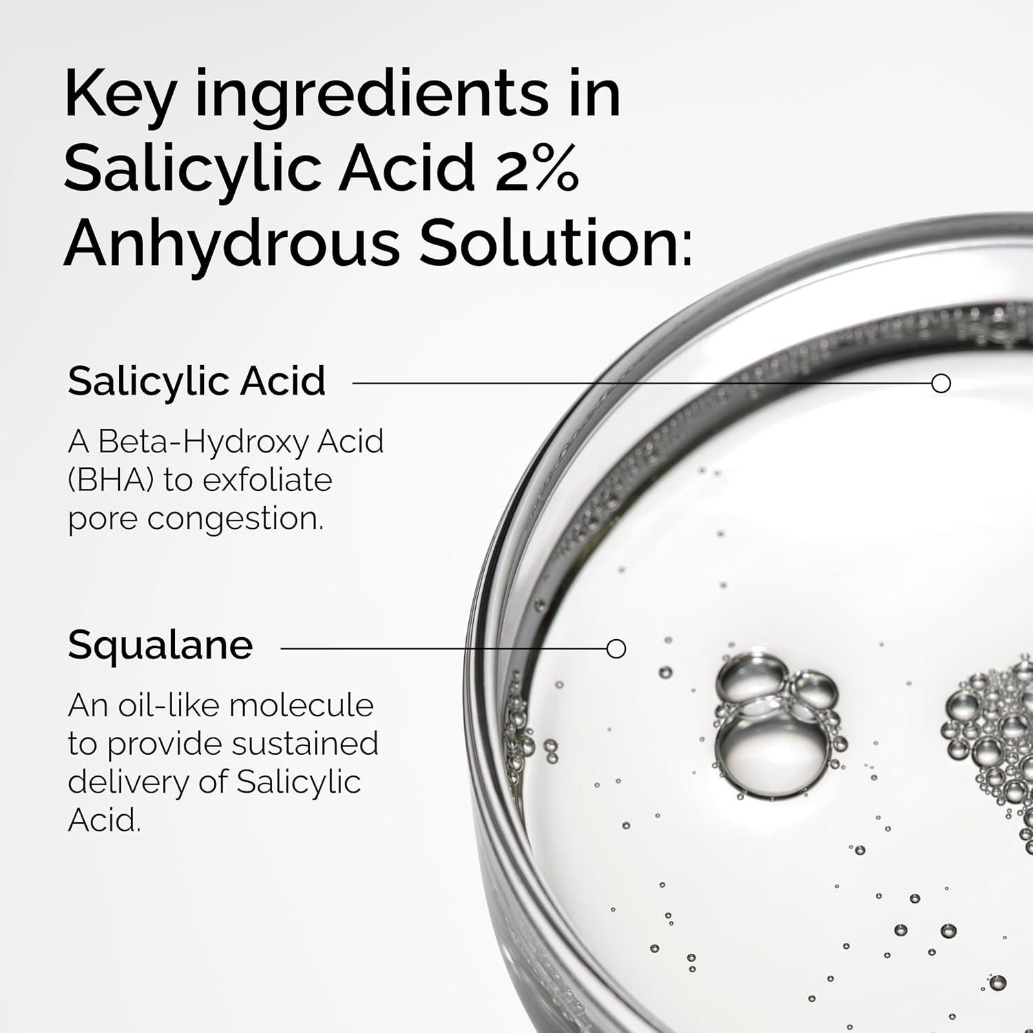 imageThe Ordinary Salicylic Acid 2 Anhydrous Solution Gentle Exfoliating Serum for BlemishProne Skin and Uneven Texture1 Fl Oz Pack of 1