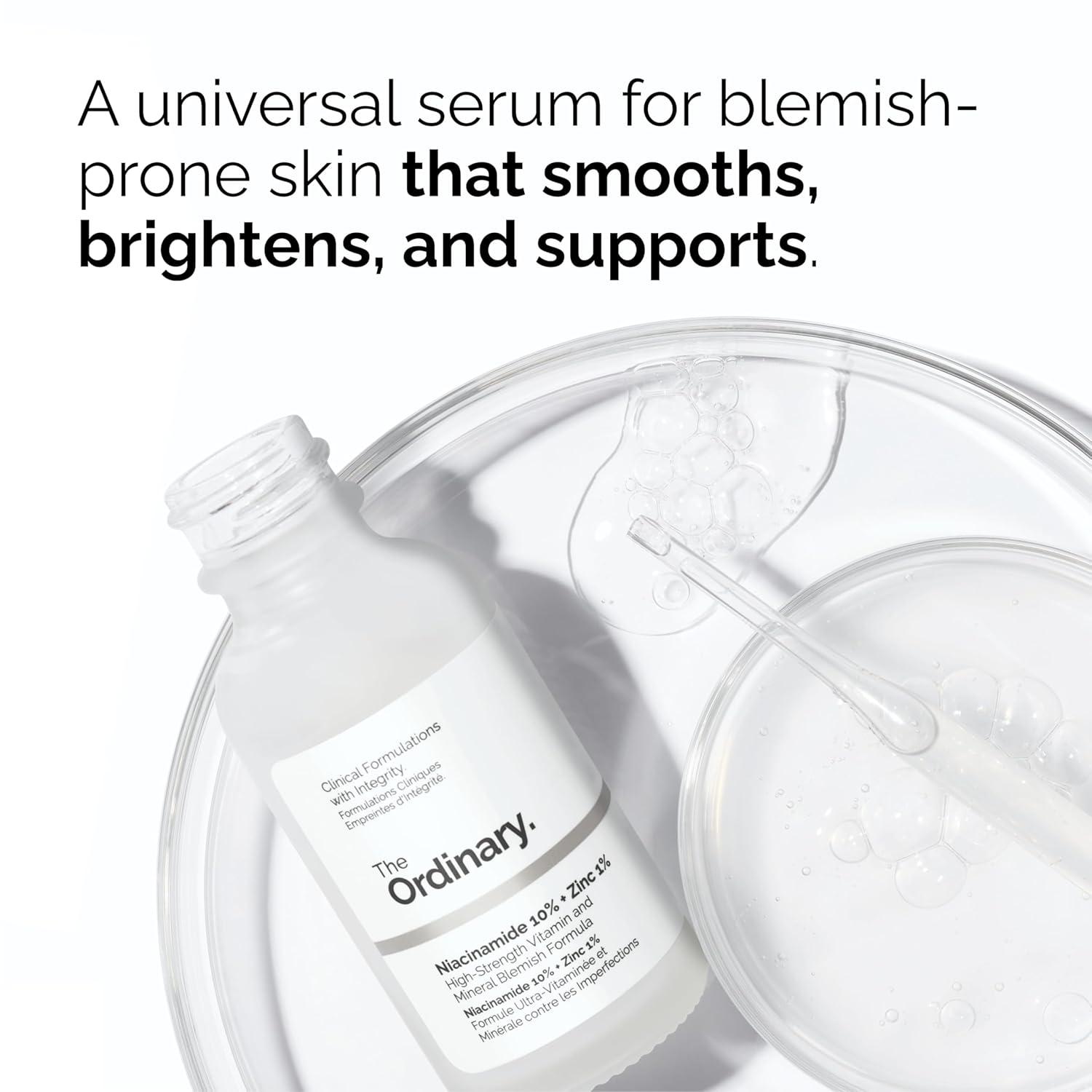 imageThe Ordinary Skin Support Basics Duo  Skin Care Bundle Set For All Skin Types Hyaluronic Acid 2  B5 1 Fl Oz Niacinamide 10  Zinc 1 1 Fl Oz