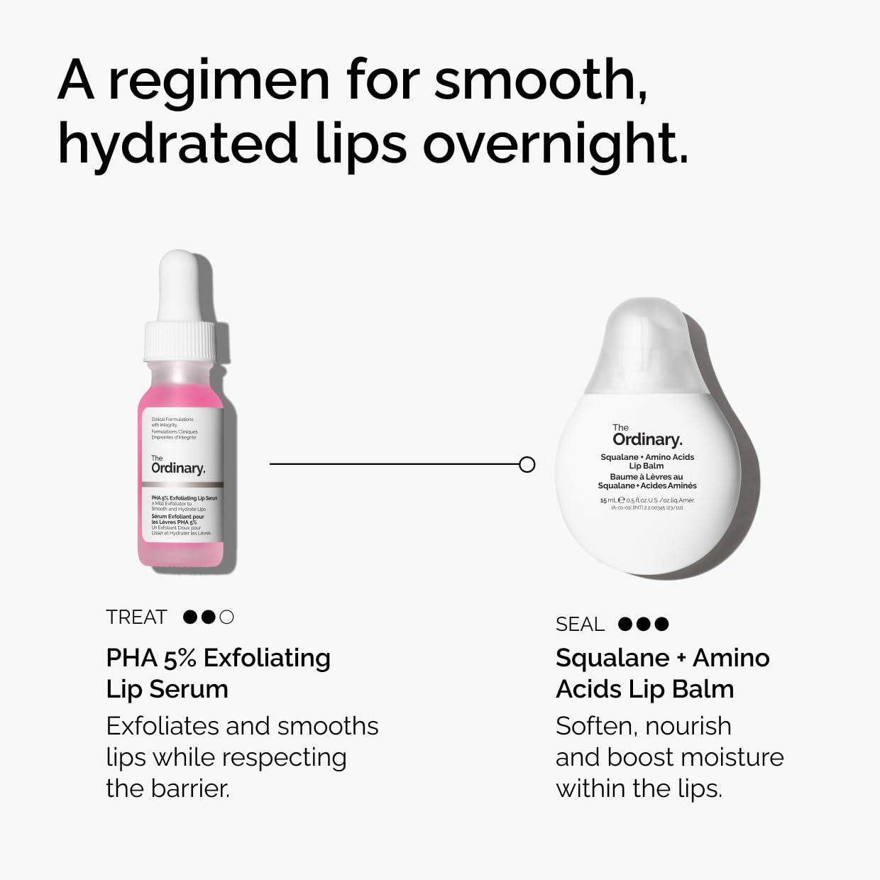 imageThe Ordinary Squalane Amino Acids Hydrating Lip Balm for Lips Elbows and Cuticles 05 Fl Oz05 Fl Oz Pack of 2