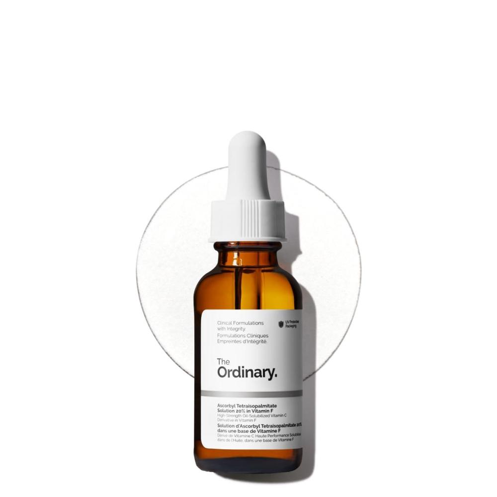 imageThe Ordinary Ascorbyl Tetraisopalmitate Solution 20 in Vitamin F Hydrating Vitamin C Oil for Even Skin Tone 1 Fl Oz