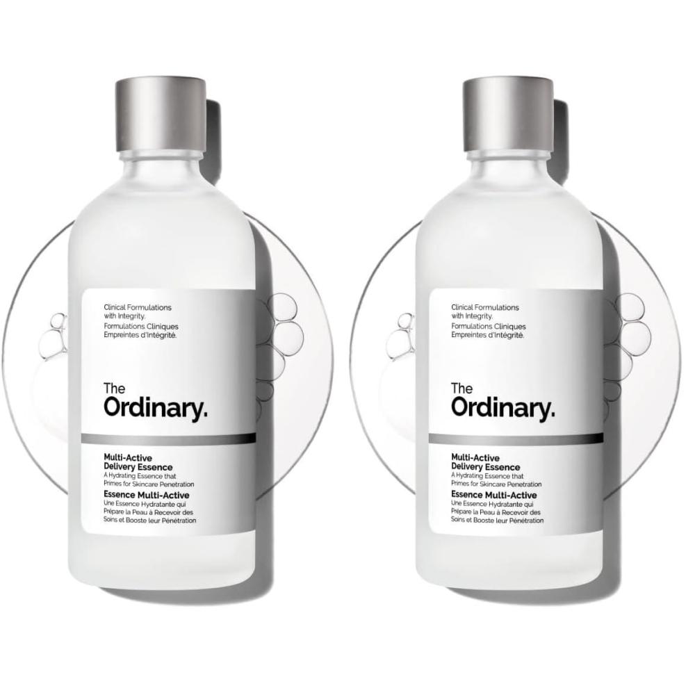 imageThe Ordinary MultiActive Delivery Essence Hydrating Skincare Face Essence for Softer and Smoother Glass Skin34 Fl Oz Pack of 2