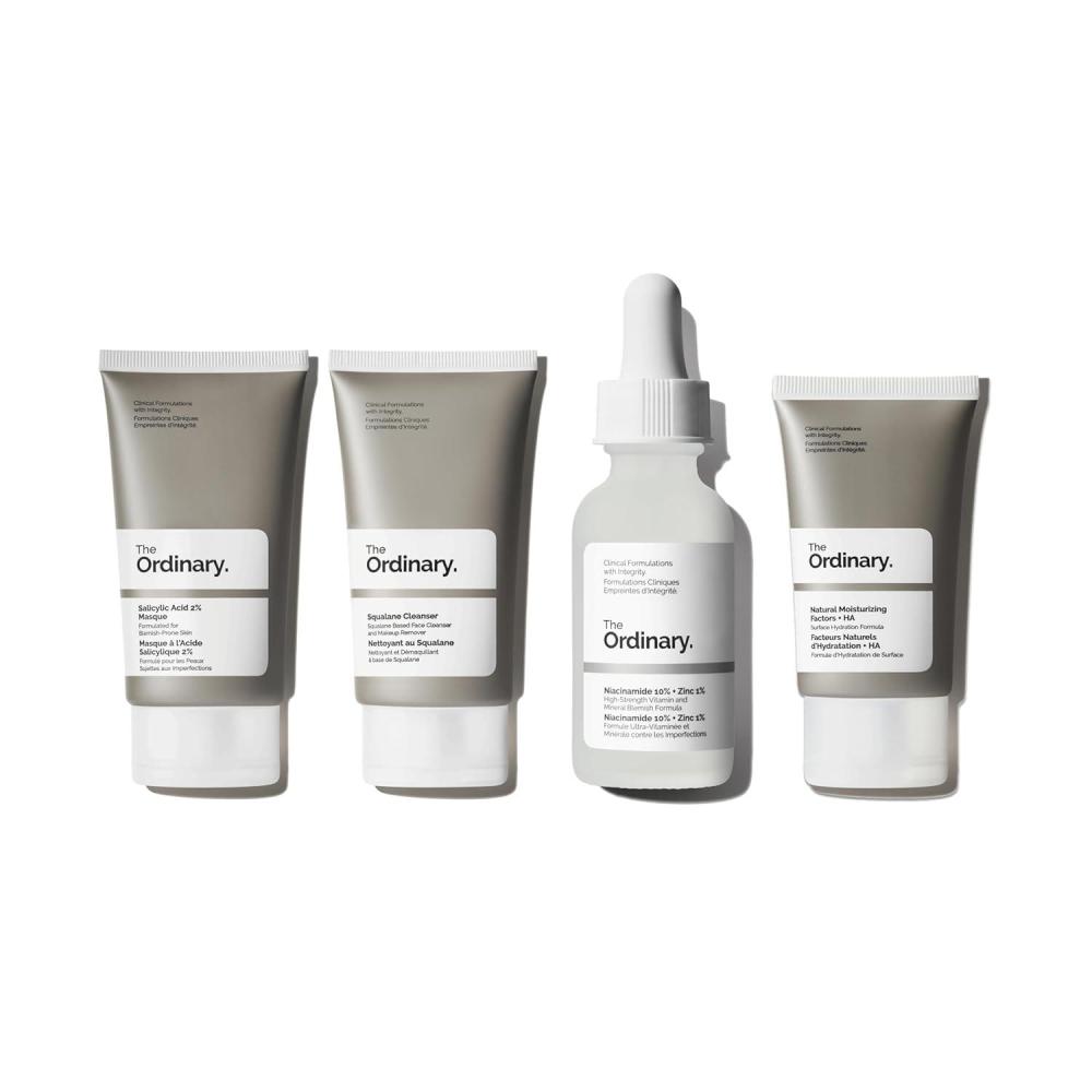 imageThe Ordinary Pore Control Collection Skin Care Bundle Set for Congested Skin Salicylic Acid 2 Masque Niacinamide 10 Zinc 1 Squalane Cleanser Natural Moisturizing Factors HA