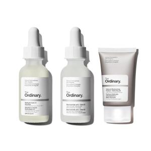 The Ordinary Acne Collection – Skin Care Bundle Set For Oily, Acne Prone Skin – Salicylic Acid 2% Solution, Niacinamide 10% + Zinc 1%, Natural Moisturizing Factors + Beta Glucan