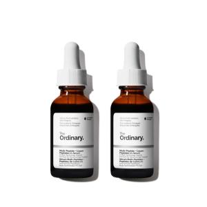 The Ordinary Multi-Peptide + Copper Peptides 1%, GHK-Cu Anti-Aging Serum for Fine Lines and Skin Elasticity(1 Fl Oz (Pack of 2))