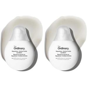 The Ordinary Squalane + Amino Acids Hydrating Lip Balm, for Lips, Elbows, and Cuticles, 0.5 Fl Oz(0.5 Fl Oz (Pack of 2))