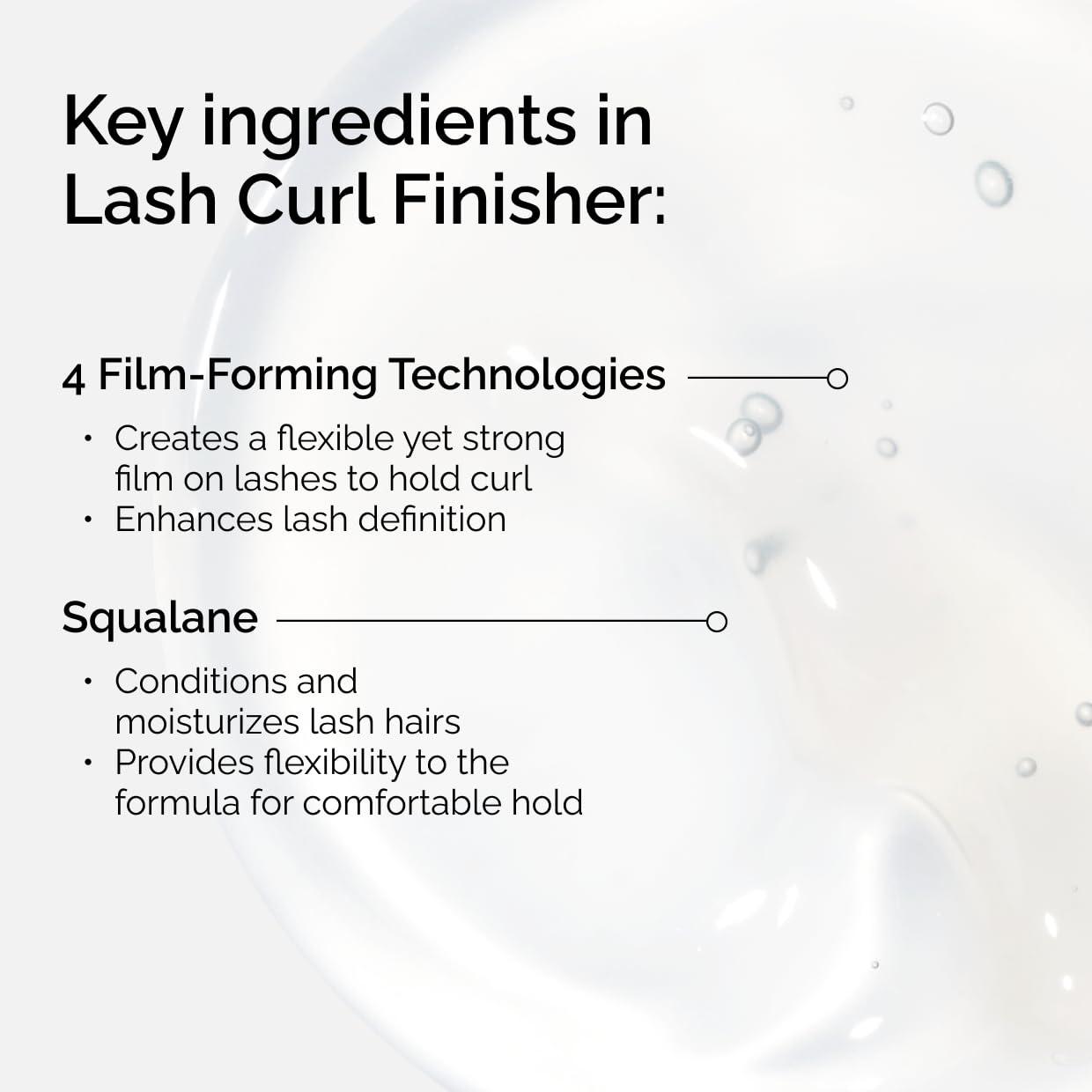 imageThe Ordinary Lash Curl Finisher Clear Lash Styling Gel with Squalane to Set and Define Lashes 03 Fl Oz