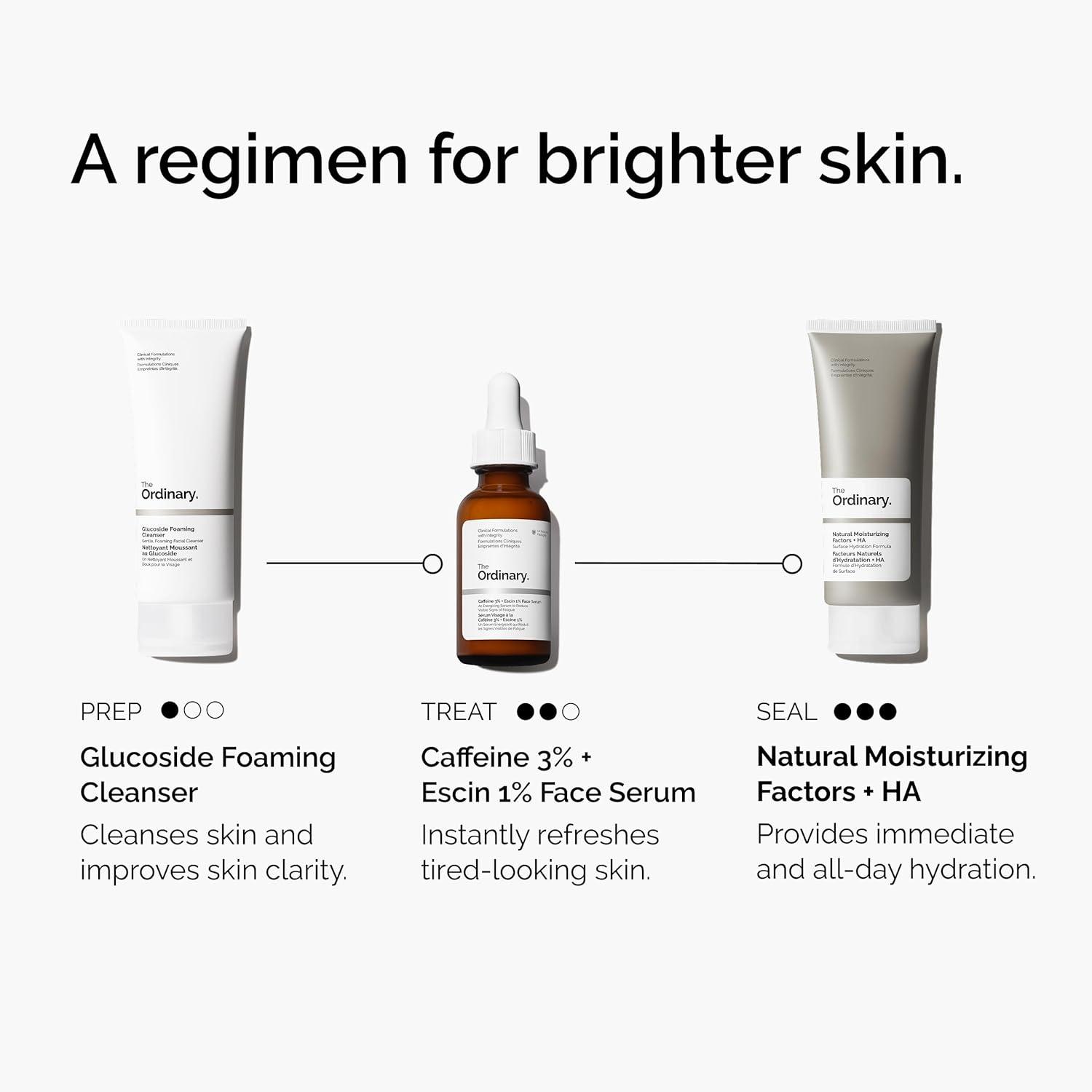 imageThe Ordinary Caffeine 3 Escin 1 Face Serum Energizing Serum to Tone and Tighten 1 Fl Oz