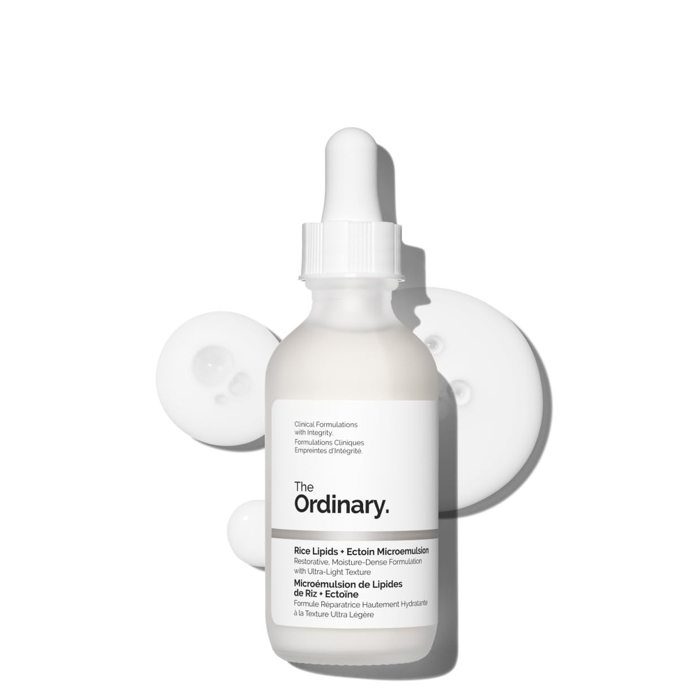 imageThe Ordinary Rice Lipids Ectoin Microemulsion Moisturizer for Dry Skin Soothing Hydration Barrier Repair Reduced Redness2 Fl Oz Pack of 1