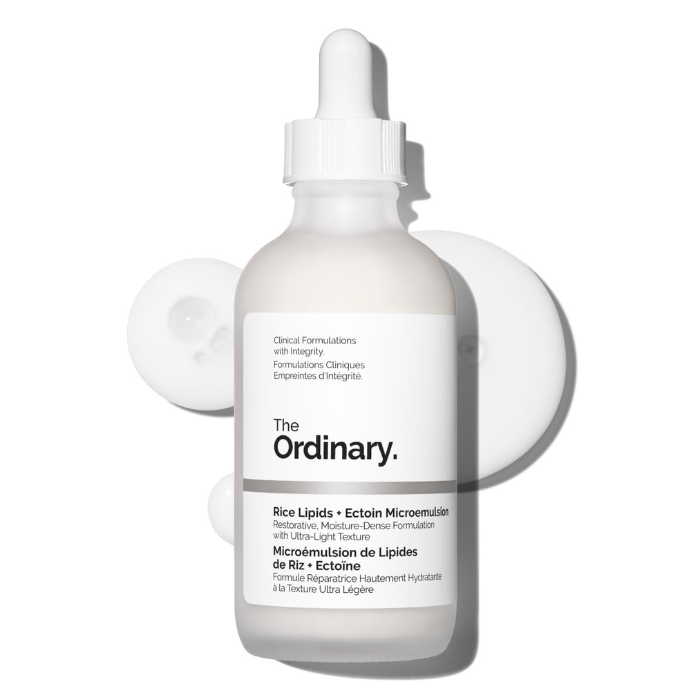 imageThe Ordinary Rice Lipids Ectoin Microemulsion Moisturizer for Dry Skin Soothing Hydration Barrier Repair Reduced Redness4 Fl Oz Pack of 1